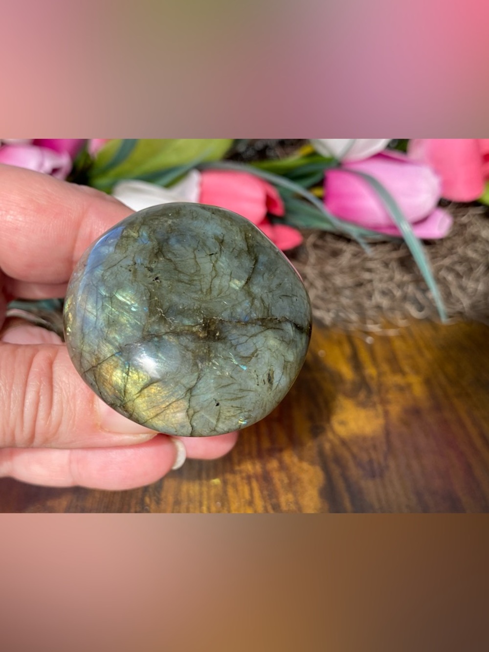 Labradorite Mushroom - Picture 8 of 16